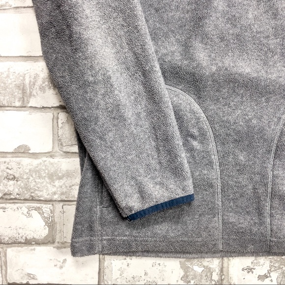 Old Navy Boys Gray Long Sleeve Pullover 1/4 Zip up Sweatshirt - Picture 2 of 10